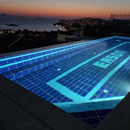 Bodrum Kadikalesi Villa Sonsuzluk Havuzlu Full Deniz Manzarali Villa