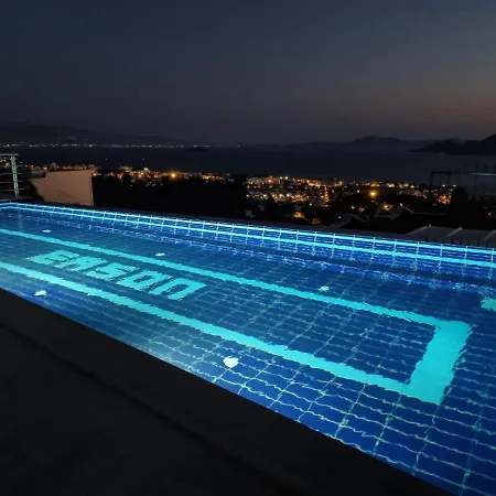 Вилла Bodrum Kadikalesi Villa Sonsuzluk Havuzlu Full Deniz Manzarali Бодрум