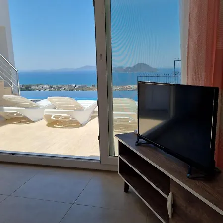 Вилла Bodrum Kadikalesi Villa Sonsuzluk Havuzlu Full Deniz Manzarali