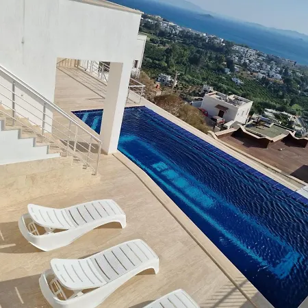 Bodrum Kadikalesi Villa Sonsuzluk Havuzlu Full Deniz Manzarali Вилла Бодрум